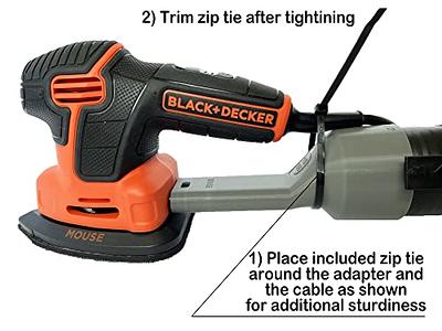 Black+Decker MOUSE BDEMS600 Detail Sander, 1.2 A, Include