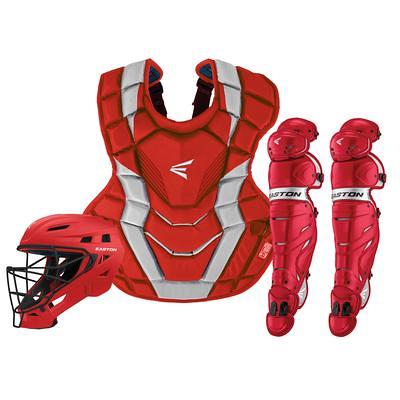 Easton Elite x Intermediate Catcher&s Set - Red/Silver