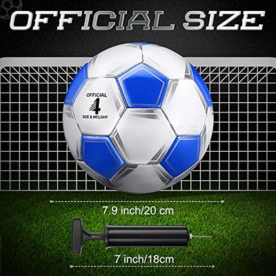 HyDren 4 Pcs Light up Soccer Ball Bulk with Pump Glow in The Dark Luminous  Soccer Balls for Kids Teens Game Training Practice Back to School