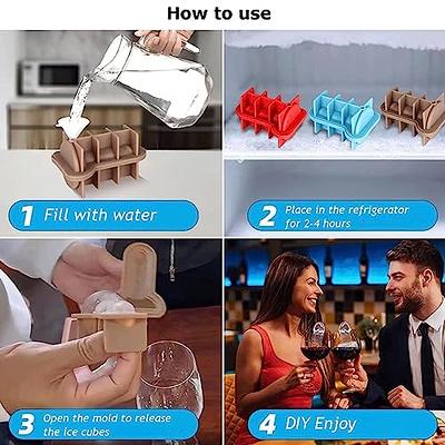 Adult Prank Ice Cube Mold, Novelty Ice Cube Tray Spoof Silicone Ice Molds,  Fun Shape Party Creative Ice Cube Making Mold Tray, for Ice Chilling