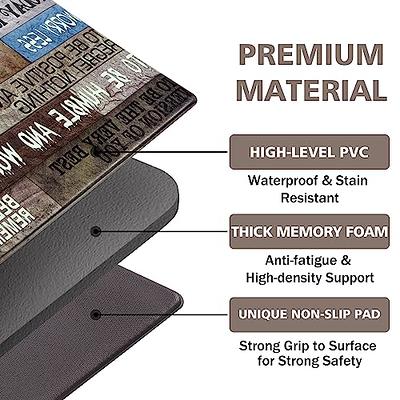 Unique Bargains Modern Waterproof Cushioned Non-skid Kitchen Mat