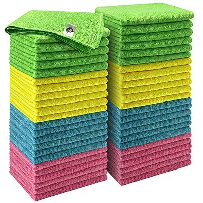 HOMEXCEL Microfiber Cleaning Cloths 100 Pack, Highly Absorbent Cleaning  Towels, Lint Free & Scratch-Free Cleaning Rags for House, Kitchen and Car,  Multi-Color Microfiber Towels 11.5 x 11.5 inch - Yahoo Shopping