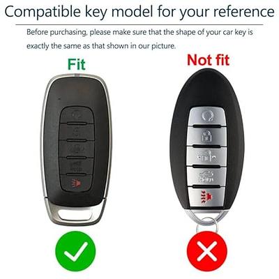 1set TPU Car Key Case & Keychain Compatible With Nissan, Key Fob Cover