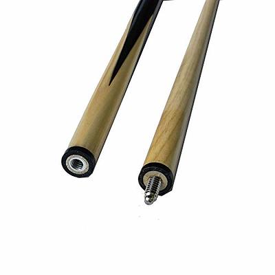 2-Piece Pool Cue Stick with 13mm Tip 58 Hardwood Canadian Maple  Professional Billiard Pool Cue Stick 18 Oz Pool Sticks Set of 2