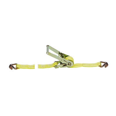 Stanley S10002 Black/Yellow 1 x 10' Ratchet Tie Down Straps - Light Cargo  Securing (1,500 lbs Break Strength), 2 Pack