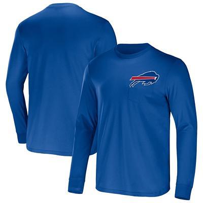 Buffalo Bills Fanatics Branded Long and Short Sleeve Two-Pack T-Shirt -  Royal/White