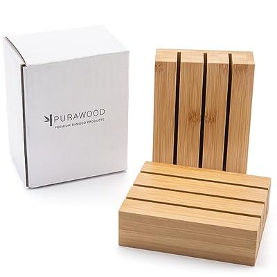 Bamboo Drawer Divider Large 2Pk