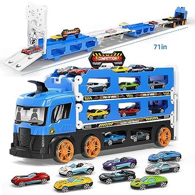 Toddler Toys for 1 2 3 Year Old Boys Girls, Transport Truck Car Toys with 71