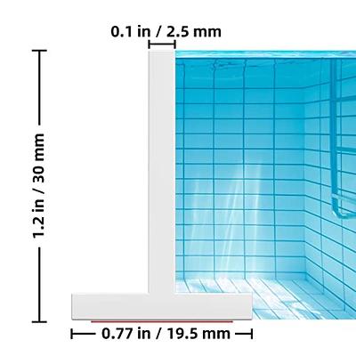 New Collapsible 67 Inch Shower Threshold Water Dam Collapsible Bath Shower  Barrier Water Stopper Retention System Dry and Wet Separation for Bathroom