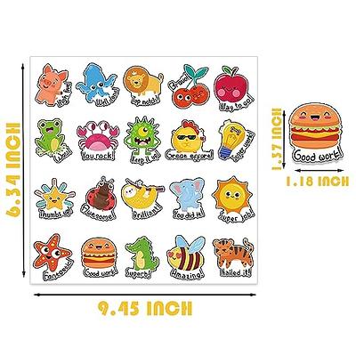 Birthday Theme Stickers, 1 x 1 Inches, Assorted Colors, 120