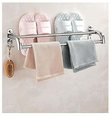 1pc Single Rod Towel Bar, Towel Rack For Bathroom, Wall Mounted Towel  Holder, Stainless Steel Bathroom Towel Hanger, Bathroom Accessories