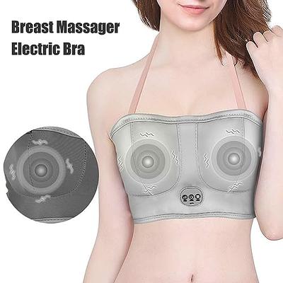  Electric Bust Massager, Breast Enhancer Massager Bra, Portable  USB Wireless Breast Massage Bra, Vibration Intelligent Breast Enlargement  Stimulator, Relieve Breasts (Color : Pink) : Health & Household