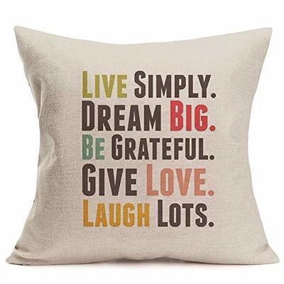 patdrea Linen Decorative Throw Pillow Covers Set Soft Durable Cushion Cases  Pillowcase for Couch Bedroom Car Living Room 18x 18,2PCS - Yahoo Shopping