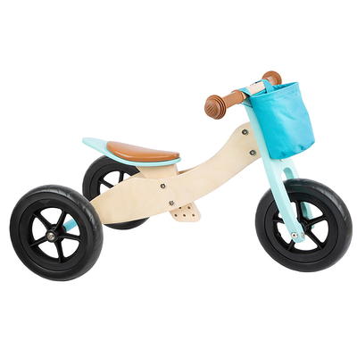 Small Foot Wooden Toys Training Balance Bike Trike 2 in 1 Max Blue