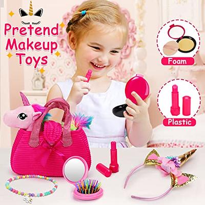 Unicorn Gift Box for Girls Unicorn Plush Pet Toy Play Purse for 3 4 5 6