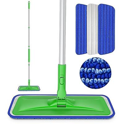 Cordless Electric Mop, Floor Cleaner with LED Headlight & Water Sprayer, Up  to 60 mins Detachable Battery, Dual-Motor Powerful Spin Mop with 300ML