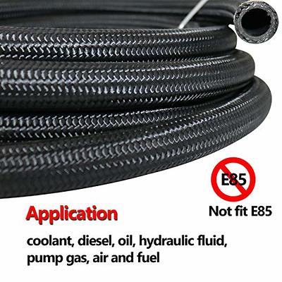  BARTOO Fuel Line Assembly,3/8in Nylon Braided Marine