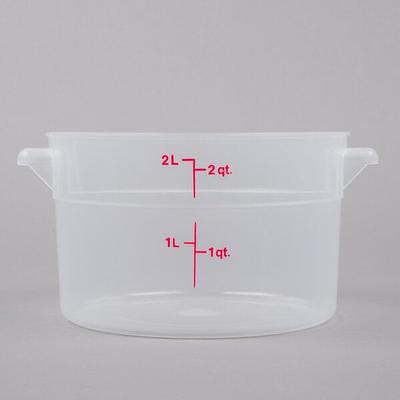 Araven 6.3 Qt. Translucent Square Polypropylene Food Storage