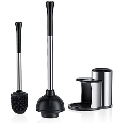 OXO Good Grips Bathroom Hideaway Toilet Brush and Plunger