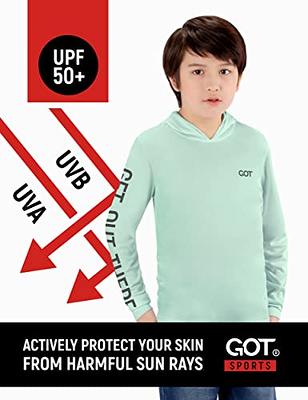 GOT Sports UPF 50+ Kids Fishing Hoodie Shirt - UV Sun Protection Long  Sleeve T Shirts for Youth Boys Girls (Sunset Seagrass, Small) - Yahoo  Shopping