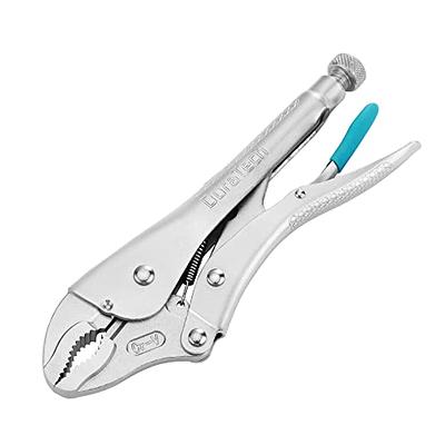 Eagle Grip by LP7WC 7 in. Curved Jaw Locking Pliers with Wire