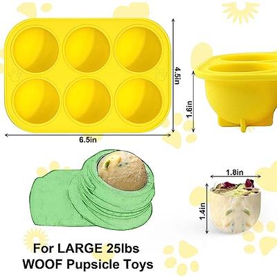 BABORUI 6 Cavities Silicone Dog Treat Molds for Woof Pupsicle Large Dog  Toy, Reusable Frozen Dog Treat Molds for Making Puppy Favorite Freeze  Refill Ice Popsicle Treats - Yahoo Shopping