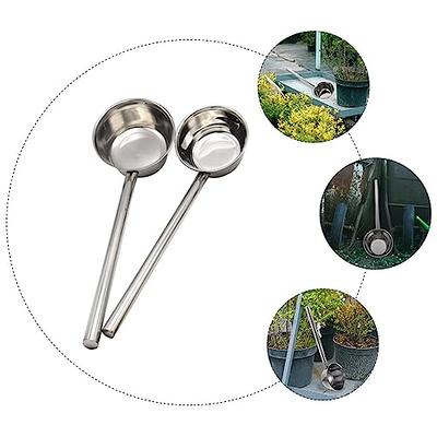 2pcs Stainless Steel Kitchenware Stainless Steel Cooking Spoon Gravy Ladle  Small