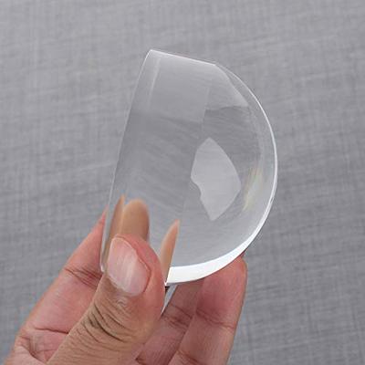 5X Domed Magnifying Glass 80mm Crystal Glass Desktop Paperweight Magnifier  Reading Aid for Small Fine Print,Newspaper,Bible,Document  Examination,Recipes,Craft & Map,Hand Polished &Light Gathering - Yahoo  Shopping