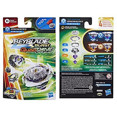 Beyblade Burst QuadStrike Ambush Bazilisk B8 Starter Pack, Battling Game  Toy with Launcher 