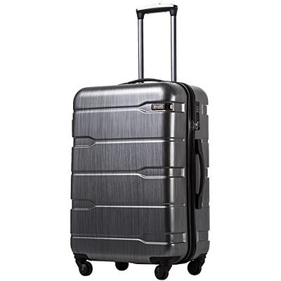 Coolife Luggage Carry On Luggage Underseat Luggage Suitcase Softside