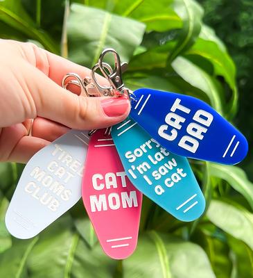 Cat Keychain, Funny Pet Keyring, Cute Kitty Keys, Lover Gift For Her, Mom  Lady Gifts, Birthday Car Key, Christmas Stocking Stuffer - Yahoo Shopping