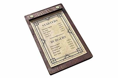 Rustic wood clipboard