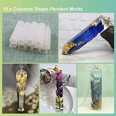 Let's Resin Jewelry Pendants Molds Resin Kit