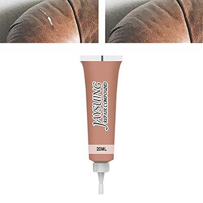 Brown Vinyl Repair Kit - Leather Color Restorer for Couches, Furniture, Car  Seats, Purse, Jacket, and More - Advanced Gel, Filler, and Scratch Repair