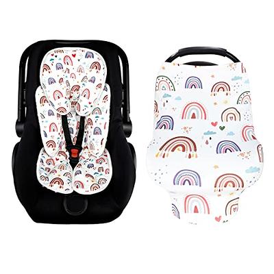 Cloud & Rainbow Pattern Breathable Car Seat Cushion For All Season