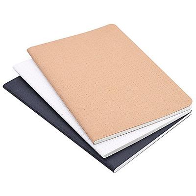 3 Pack A5 Spiral Bullet Dotted Journal with 120gsm Thick Paper