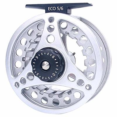 Maximumcatch ECO 3/4/5/6/7/8WT Fly Reel Large Arbor Aluminum Fly Fishing  Reel with Fly Lines Combo