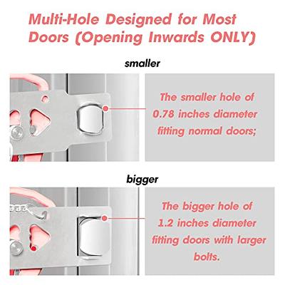 AceMining Portable Door Lock Home Security Door Lock Travel Lockdown Locks  for Additional Safety and Privacy Perfect for Traveling Hotel Home