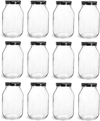  Zephyr Canyon Plastic Mason Jars with Handles, Lids