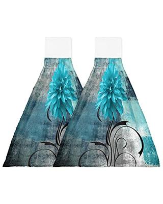 Soft Coral Fleece Hand Towel Kitchen Hanging Bath Towels With