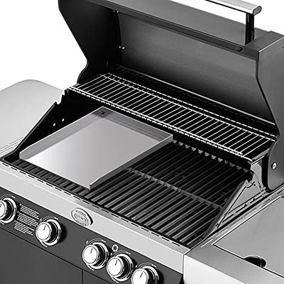 Grill Griddles, Stainless Steel Universal Griddle with 2 Barbecue