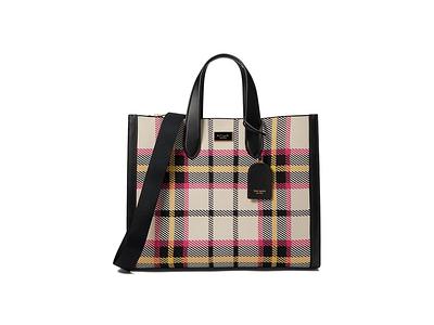 kate spade new york Manhattan Woven Striped Fabric Large Tote - Macy's