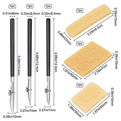 3pcs Adjustable Straight Line Pen Art Ruling Pen Drawing Tool For Masking  Fluid Fine Lines(size L,size M, Size S,1pc For Each One )