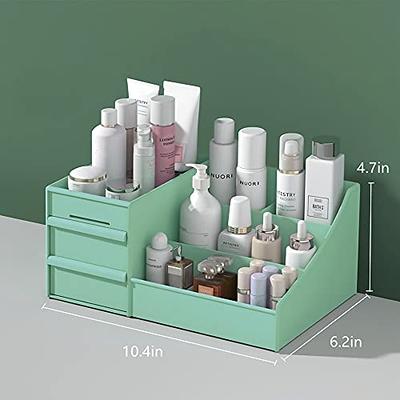 BREIS Makeup Organizer for Vanity,Large Capacity Countertop Organizer with  Drawers,Bathroom Bedroom Desk Cosmetics for Skin