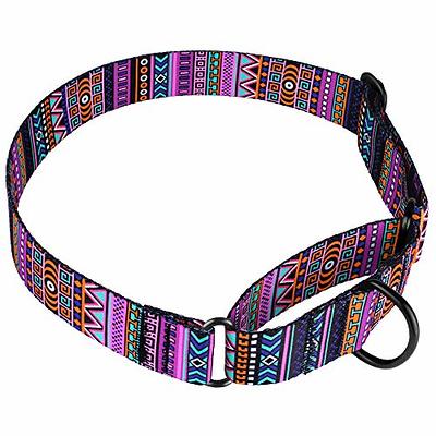 Reflective Dog Collar with Buckle Adjustable Safety Nylon Collars for Small  Medium Large Dogs, Pink M