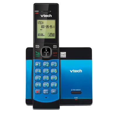 VTech� CS5119-15 Blue DECT 6.0 Cordless Phone with Caller ID/Call Waiting -  Yahoo Shopping