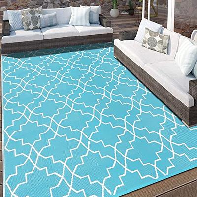 Outdoor Rug 4x6 - Outdoor Rugs for Patios Clearance Waterproof Camping Rugs