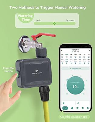 TROND WiFi Sprinkler Timer, Smart Water Hose Timer with 2 Watering Modes,  Automatic Rain Delay, Irrigation System Controller, Waterproof, APP & Voice  Control, Faucet Timer for Outdoor Garden Yard Lawn - Yahoo Shopping