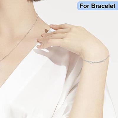 Pandora style bracelet extenders, extend any European style bracelet, add  1.3, 1.5 inches of 925 silver color removable extender jewelry, 3.5 cm /  1.3 inches, 银色, no gemstone : Amazon.co.uk: Fashion