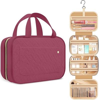 CUBETASTIC Travel Toiletry Bag, Makeup Bag for Women, Portable  Water-resistant Small Travel Bag for Toiletries & Cosmetic Essentials